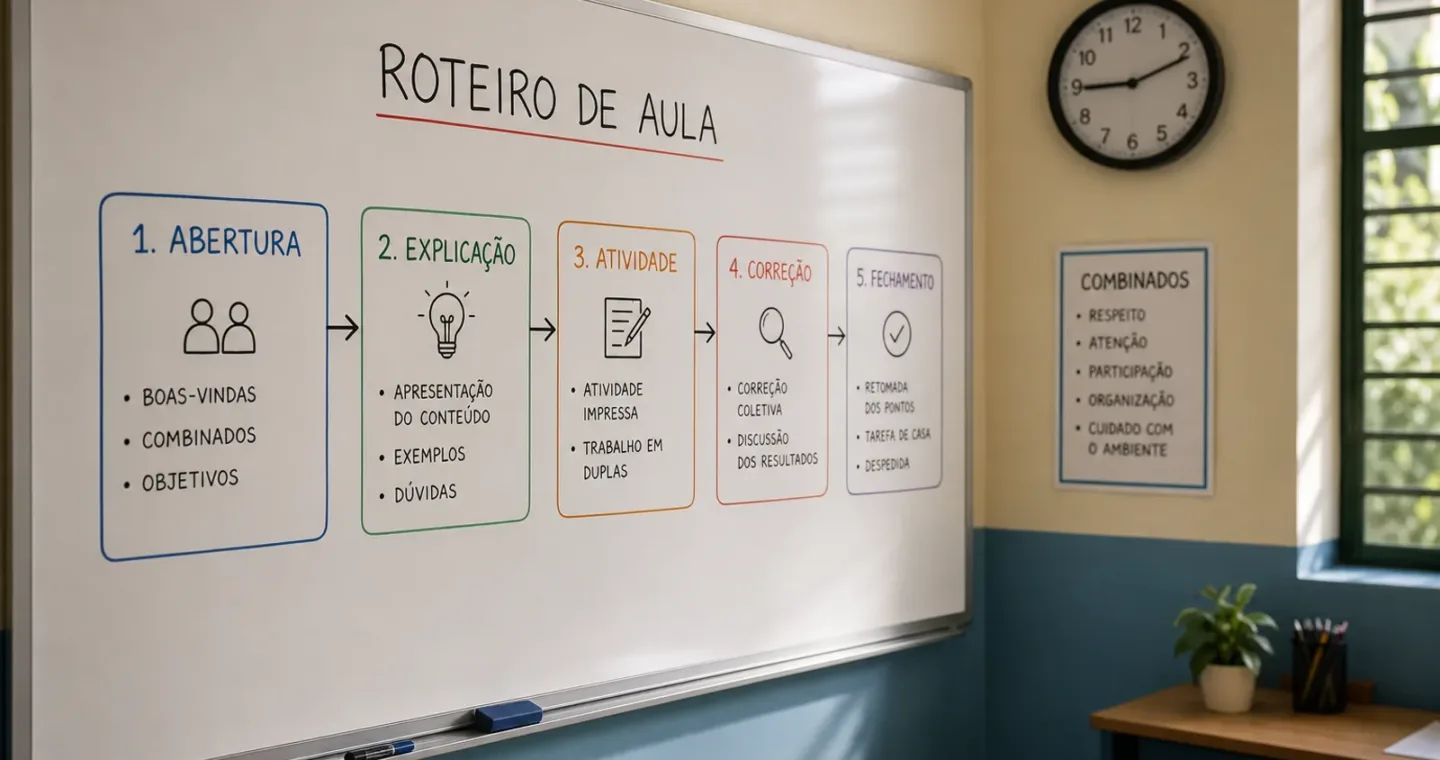 Como organizar o tempo da aula