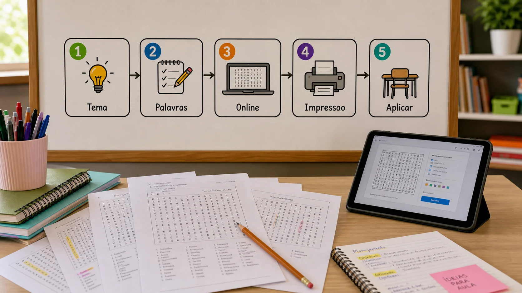 Como usar caça-palavras online em sala de aula Como usar caça-palavras online em sala de aula