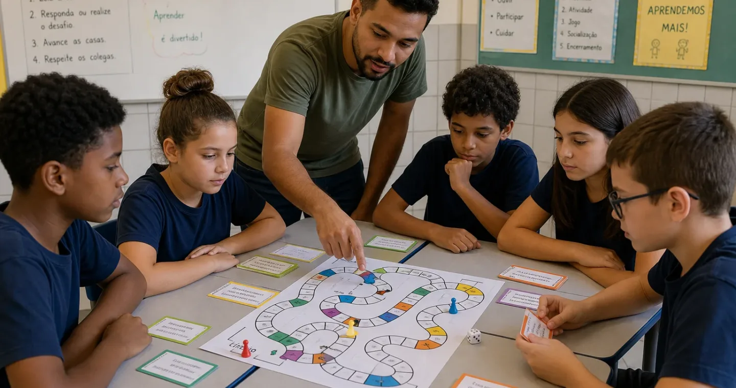 Jogos em sala de aula com objetivo pedagógico