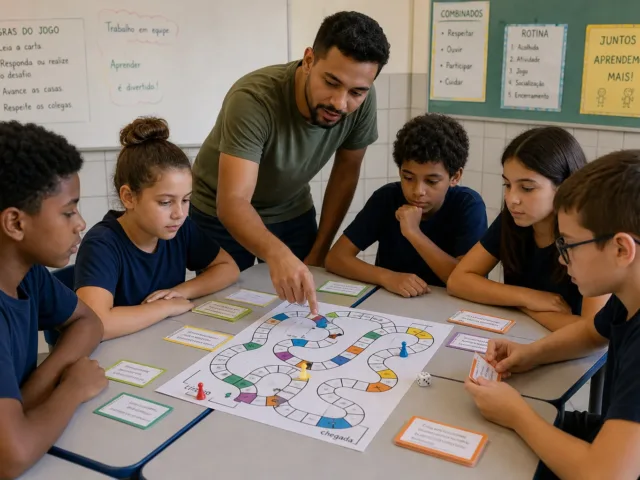 Jogos em sala de aula com objetivo pedagógico