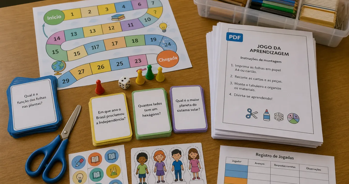 Jogos pedagógicos para imprimir