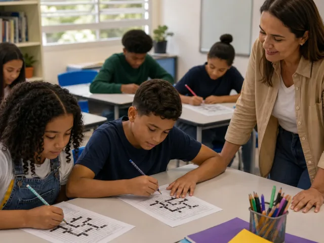 Vale a pena usar cruzadinhas na escola